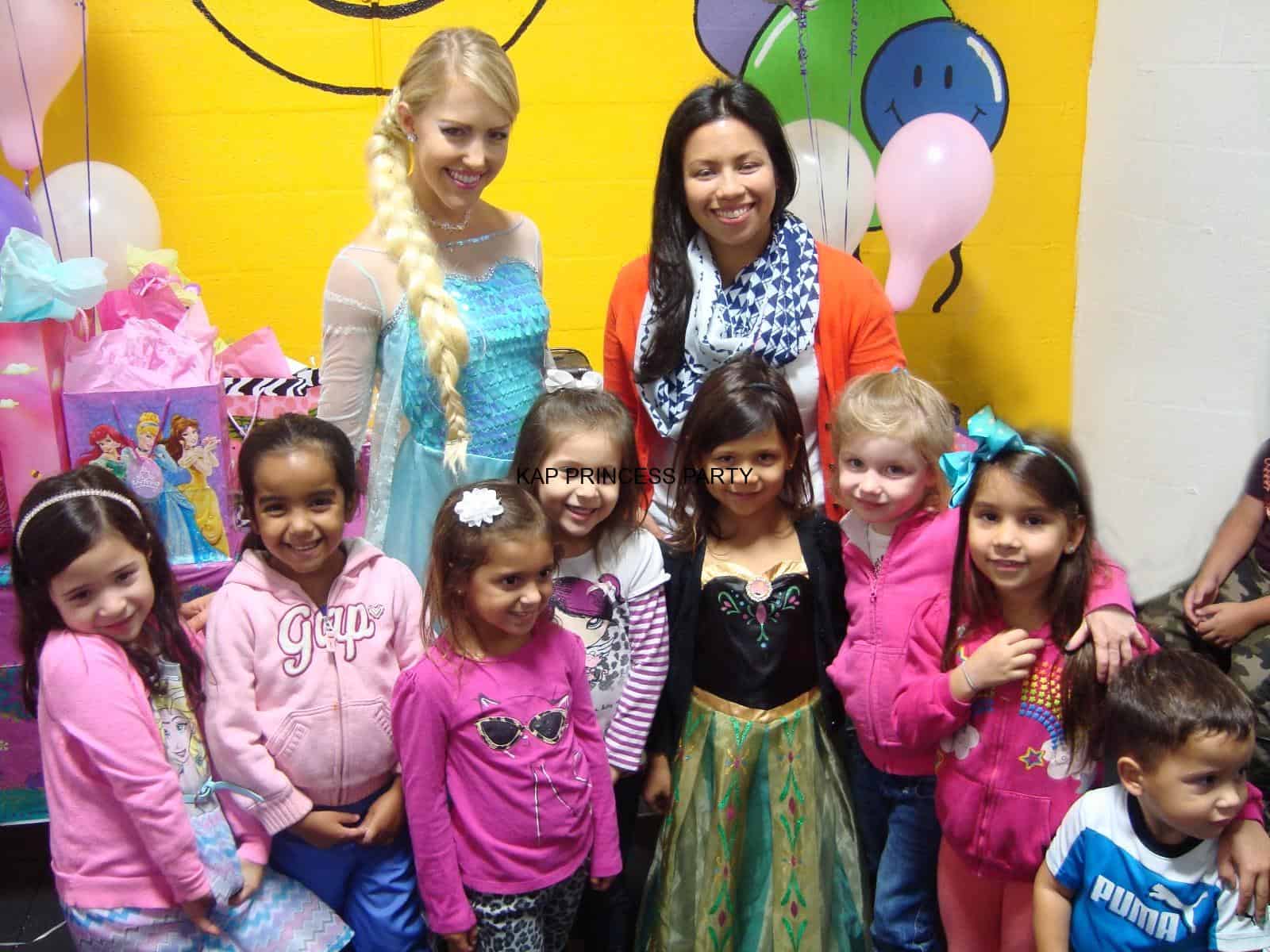 Princess Elsa at Miami Beach kids party